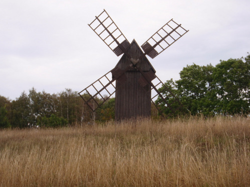 Windmills of &Ouml;land Island.